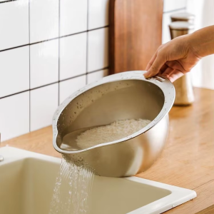 آبکش برنج شور